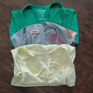 2 Old Navy and 1 mossimo tank tops